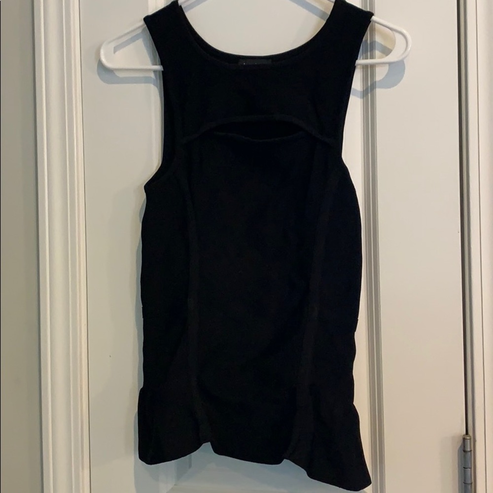 Bebe fitted peplum top